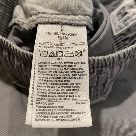 Men's Gap Easy Pant - Gray - Size Small - EUC - Picture 5 of 6